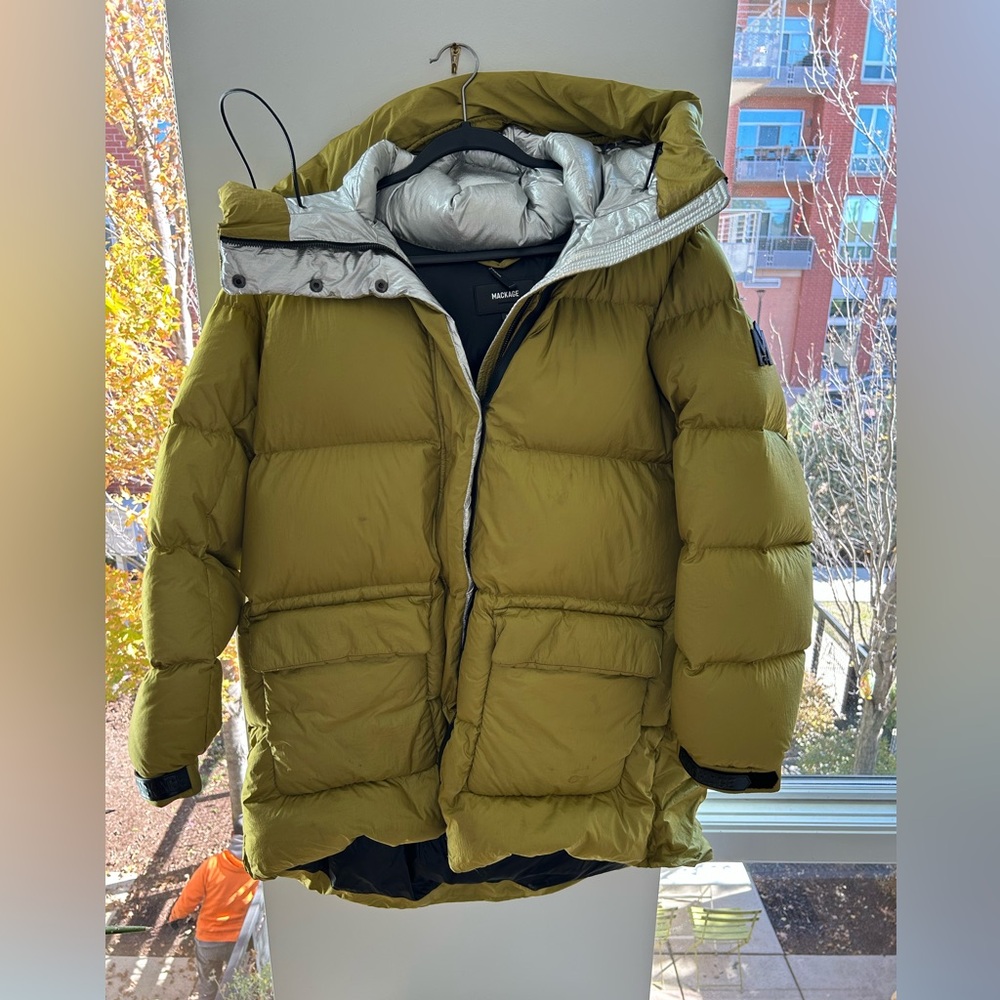 Mackage Maisie foil shield down jacket